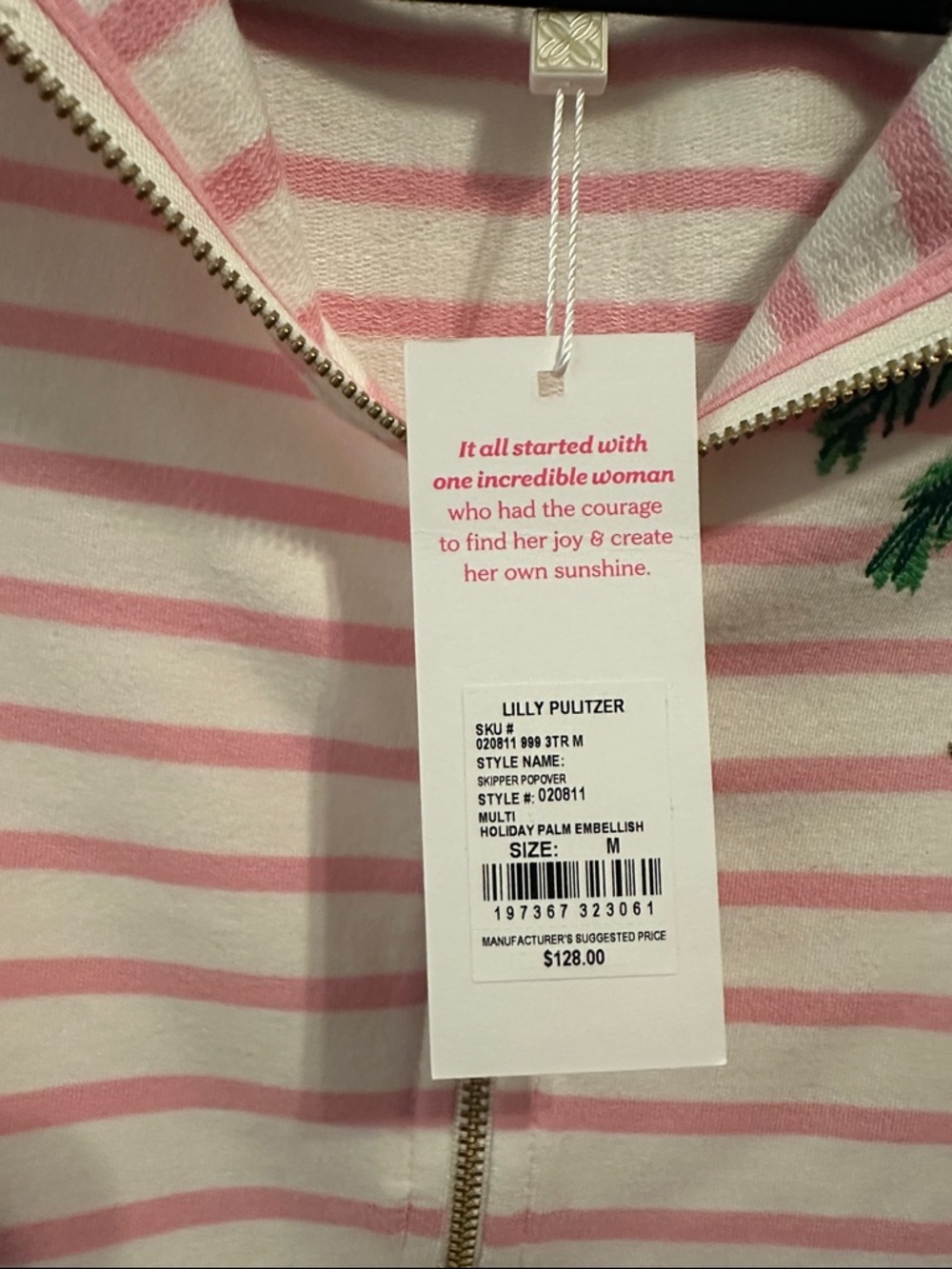 Lilly pulitzer skipper popover nwt size medium - Picture 2 of 3
